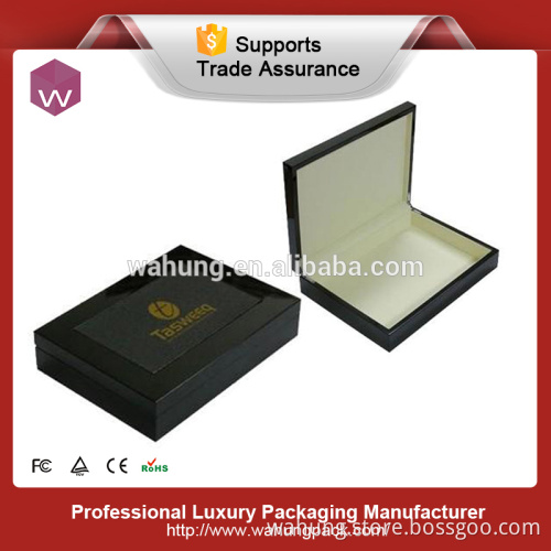 small black wooden perfume gift packaging box (WH-0363)